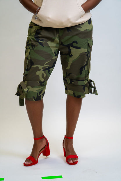 Camo Bermuda Pants