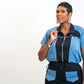 Denim/Black 2 pc Set