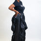 Black Ruffle Pants